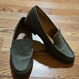 Lucky Brand Olive Green Loafers